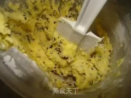 Make Milk sesame cake step 6