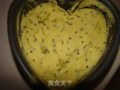 Make Milk sesame cake step 7