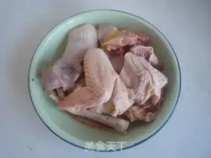 Make A rooster with mushrooms step 1
