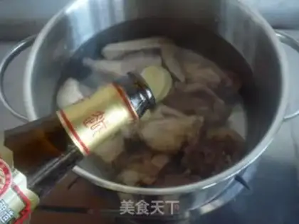 Make A rooster with mushrooms step 4