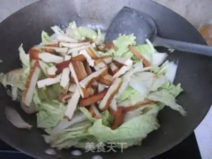 Make Sour chicken and cabbage step 7