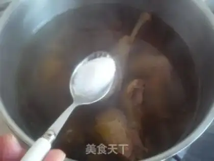 Make A rooster with mushrooms step 6
