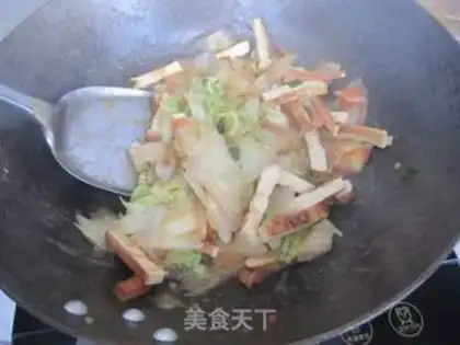 Make Sour chicken and cabbage step 12