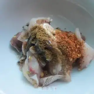 Make Baked fish skin step 3