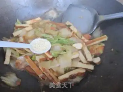 Make Sour chicken and cabbage step 13