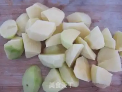 Make Potato chicken step 3
