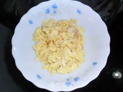 Make Three, five-colored noodles step 6