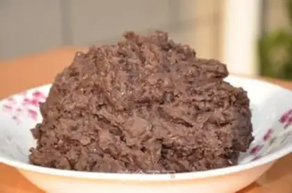 Make Red bean pie step 8