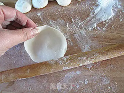 Make Cream dumplings step 9