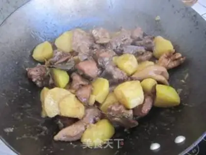 Make Potato chicken step 15