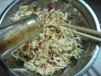 Make Roast chicken cabbage step 7