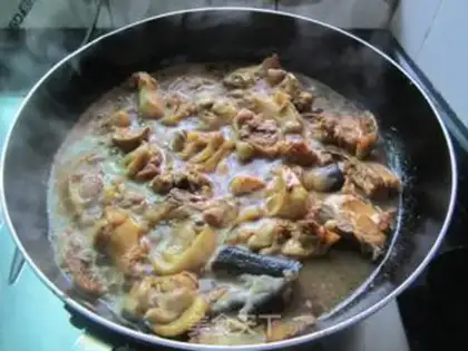 Make Yellow chicken step 6