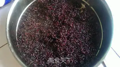 Make Black rice wine step 1