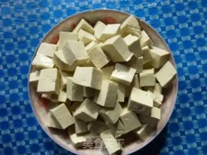 Make Spicy tofu step 1