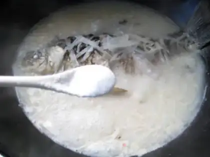 Make The radish fish soup step 7