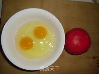 Make Tomato steamed eggs step 0
