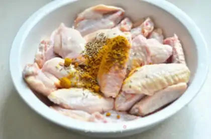 Make Curry chicken wings step 3