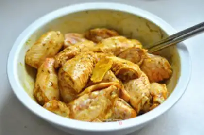 Make Curry chicken wings step 4