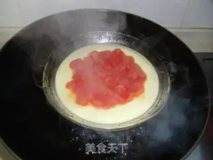 Make Tomato steamed eggs step 4