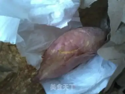 Make Microwave potato step 4