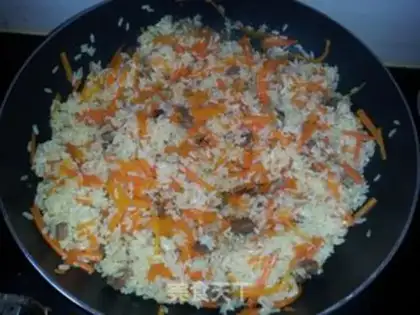 Make Scrap and rice step 6