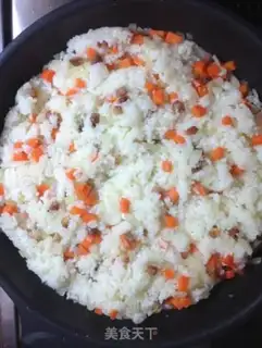 Make Shrimp, white sauce, rice step 12