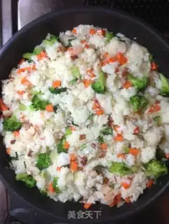Make Shrimp, white sauce, rice step 15