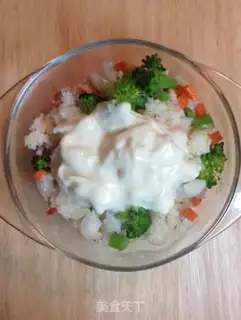 Make Shrimp, white sauce, rice step 17