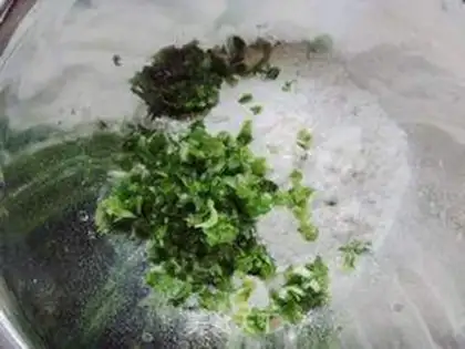 Make Onion soda cookies step 1