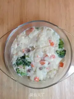 Make Shrimp, white sauce, rice step 18