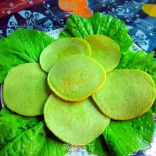 Make Green pancakes step 8