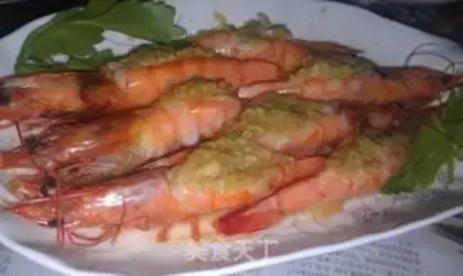Make Garlic on back shrimp step 2