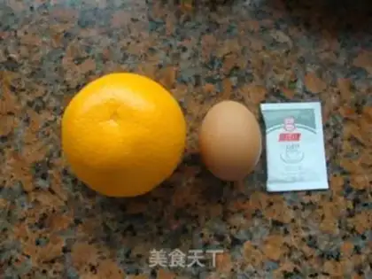 Make Orange steamed eggs step 0