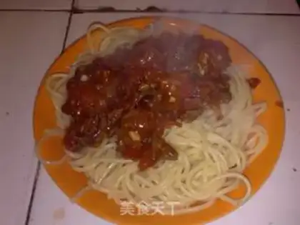 Make Black pepper ketchup pasta step 4