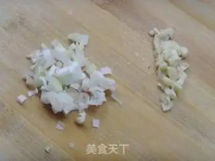 Make Soybeans fried eggs step 2