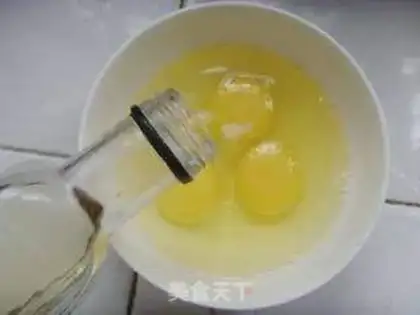 Make Orange steamed eggs step 3