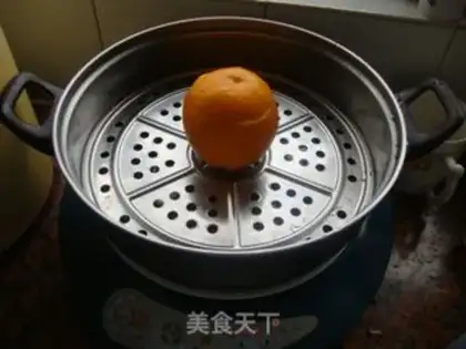 Make Orange steamed eggs step 6