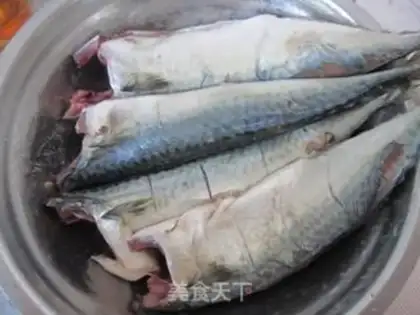 Make Red-burned mackerel step 0