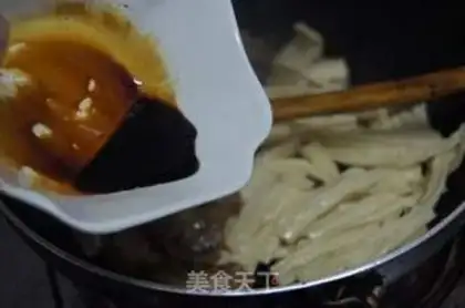 Make Pighead roasted bamboo step 4