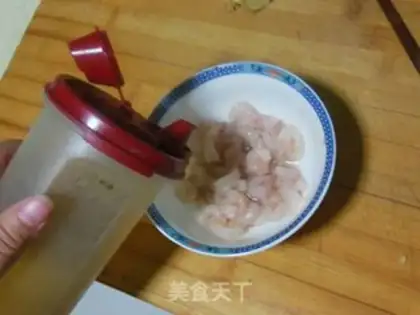 Make Shrimp sausage powder step 2