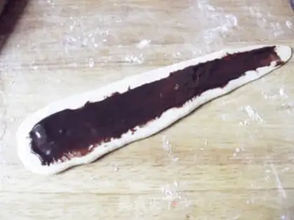 Make Chocolate rolls step 6