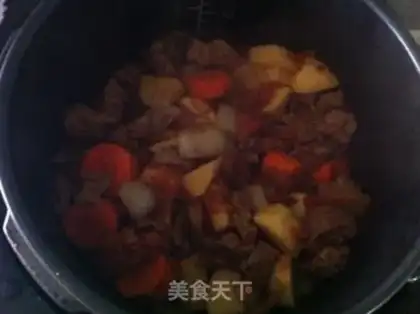 Make High-pressure pan, red-coloured cow step 4