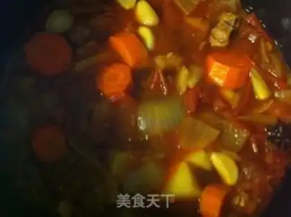 Make High-pressure pan, red-coloured cow step 6