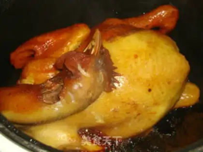 Make Original rose chicken step 2