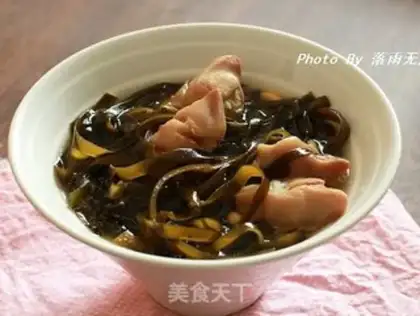 Make Pig hoof sea soup step 7