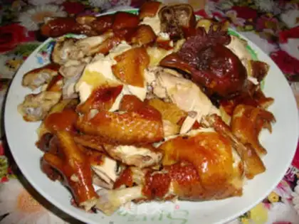 Make Original rose chicken step 4