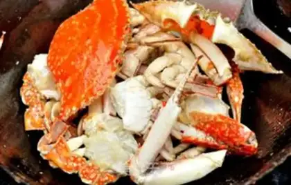 Make Curry crabs step 2