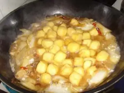 Make Pork tofu step 6