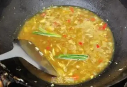 Make Curry crabs step 7