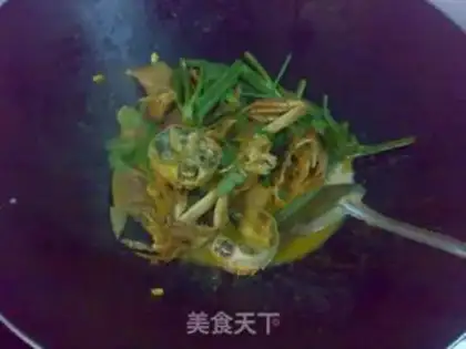 Make Curry oil step 8